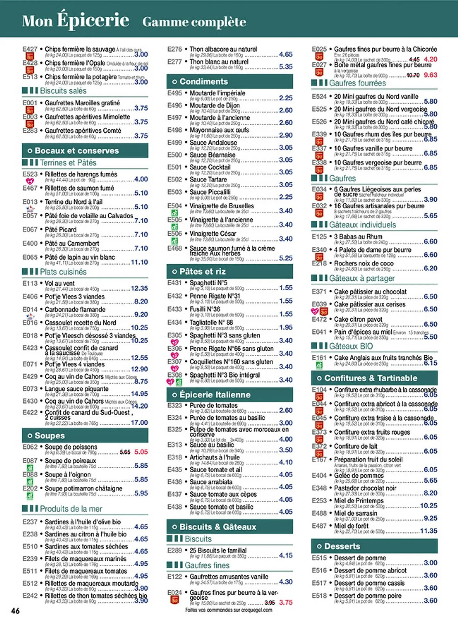 Catalogue Croque Gel du 20 octobre au 16 novembre 2025 - Catalogue page 46