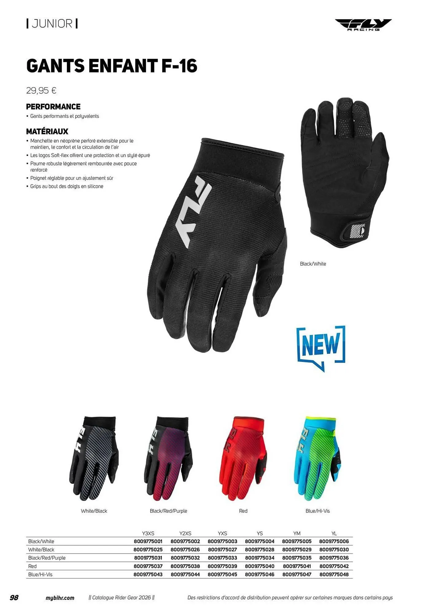 Catalogue Bihr du 1 janvier au 31 janvier 2026 - Catalogue page 98