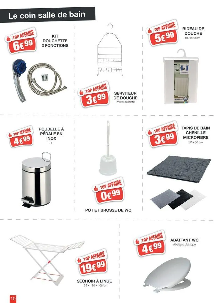 TOP AFFAIRE du 31 juillet au 31 juillet 2024 - Catalogue page 10