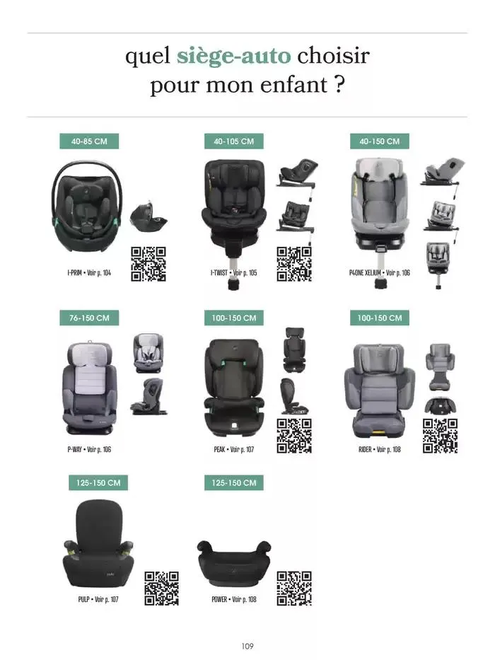 Catalogue Prémaman 2025 du 25 février au 31 décembre 2025 - Catalogue page 109