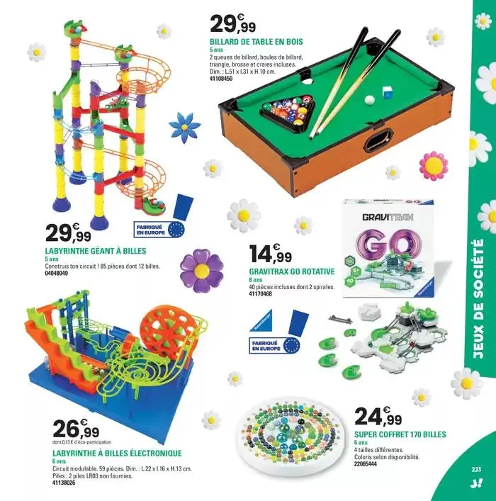 PRINTEMPS 2025 du 2 avril au 28 juin 2025 - Catalogue page 223