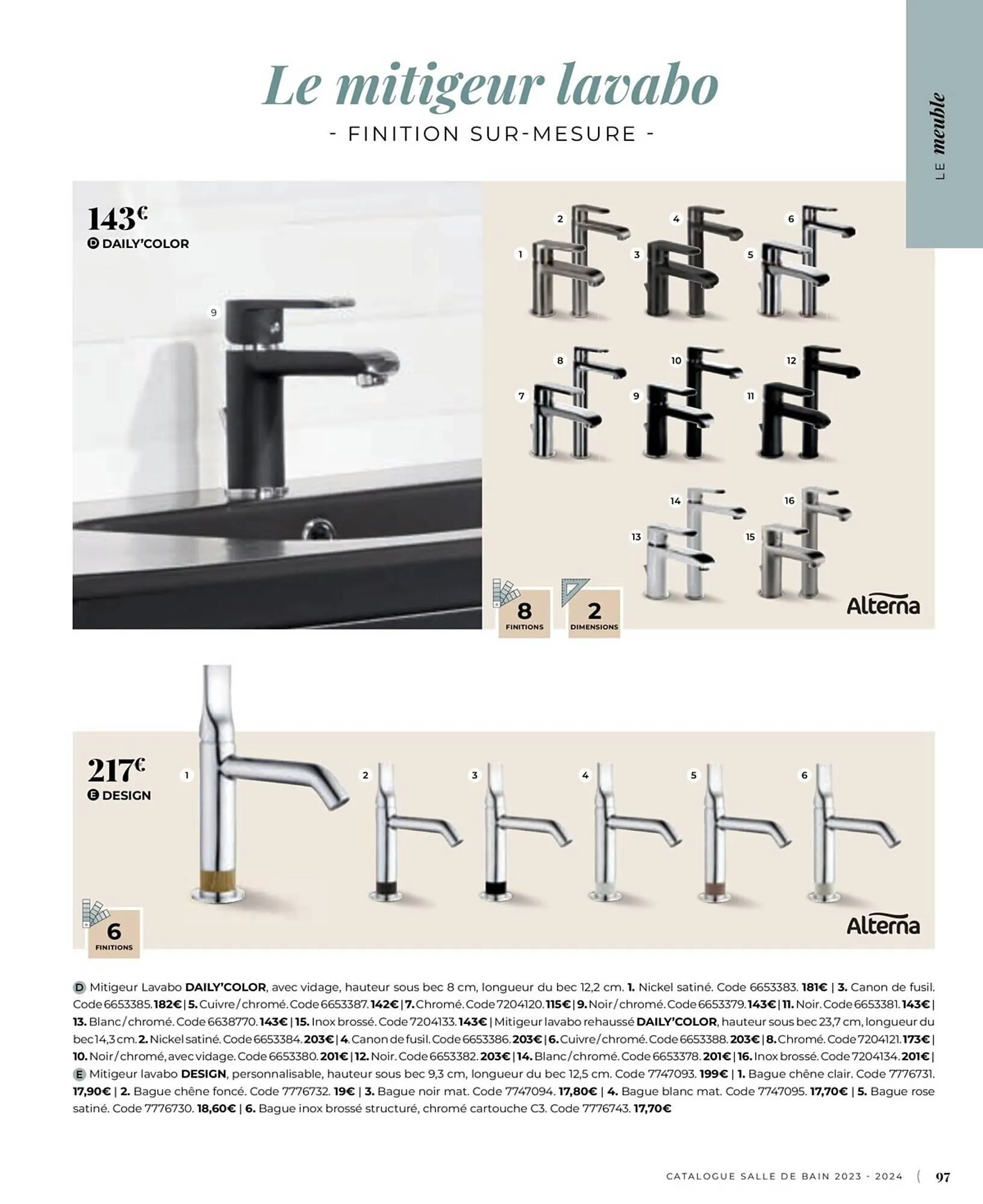 Catalogue Cedeo du 6 juillet au 31 décembre 2023 - Catalogue page 97