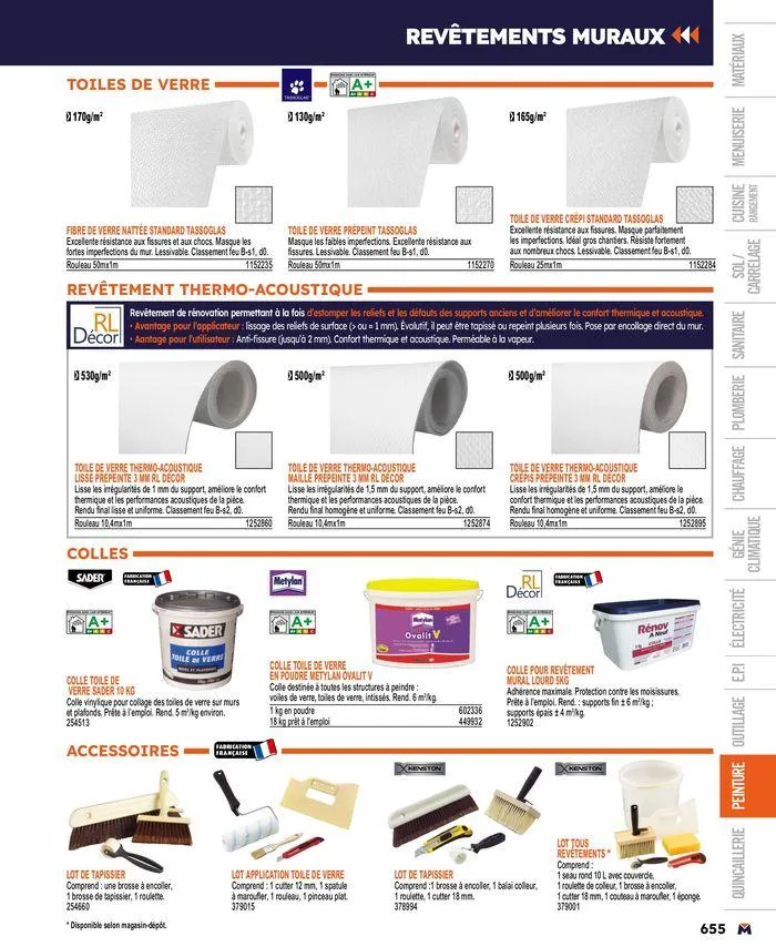 Guide produits 2024 du 15 mars au 31 décembre 2024 - Catalogue page 655