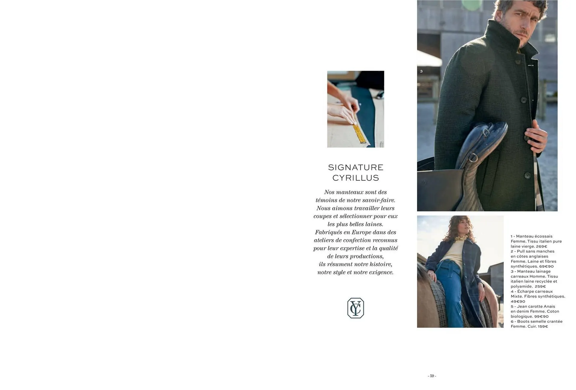 Catalogue Cyrillus du 25 octobre au 31 décembre 2023 - Catalogue page 59