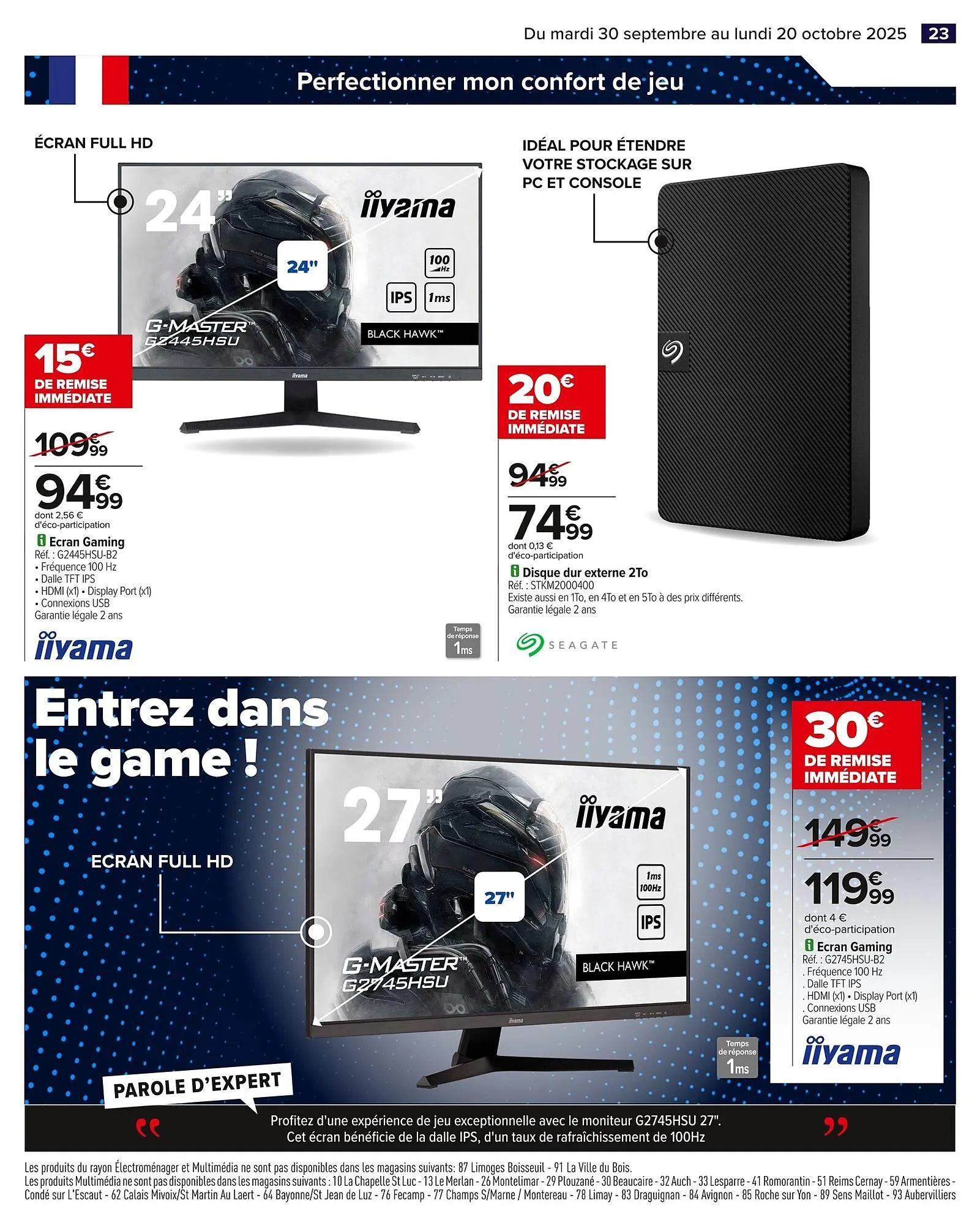 Catalogue Carrefour du 30 septembre au 20 octobre 2025 - Catalogue page 25