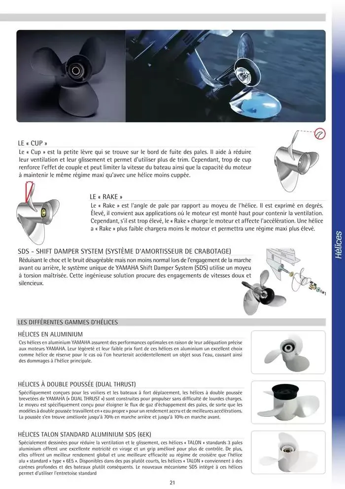 Catalogue Yamaha Marine - Accessoires Marine 2025 du 1 mars au 31 mars 2025 - Catalogue page 21
