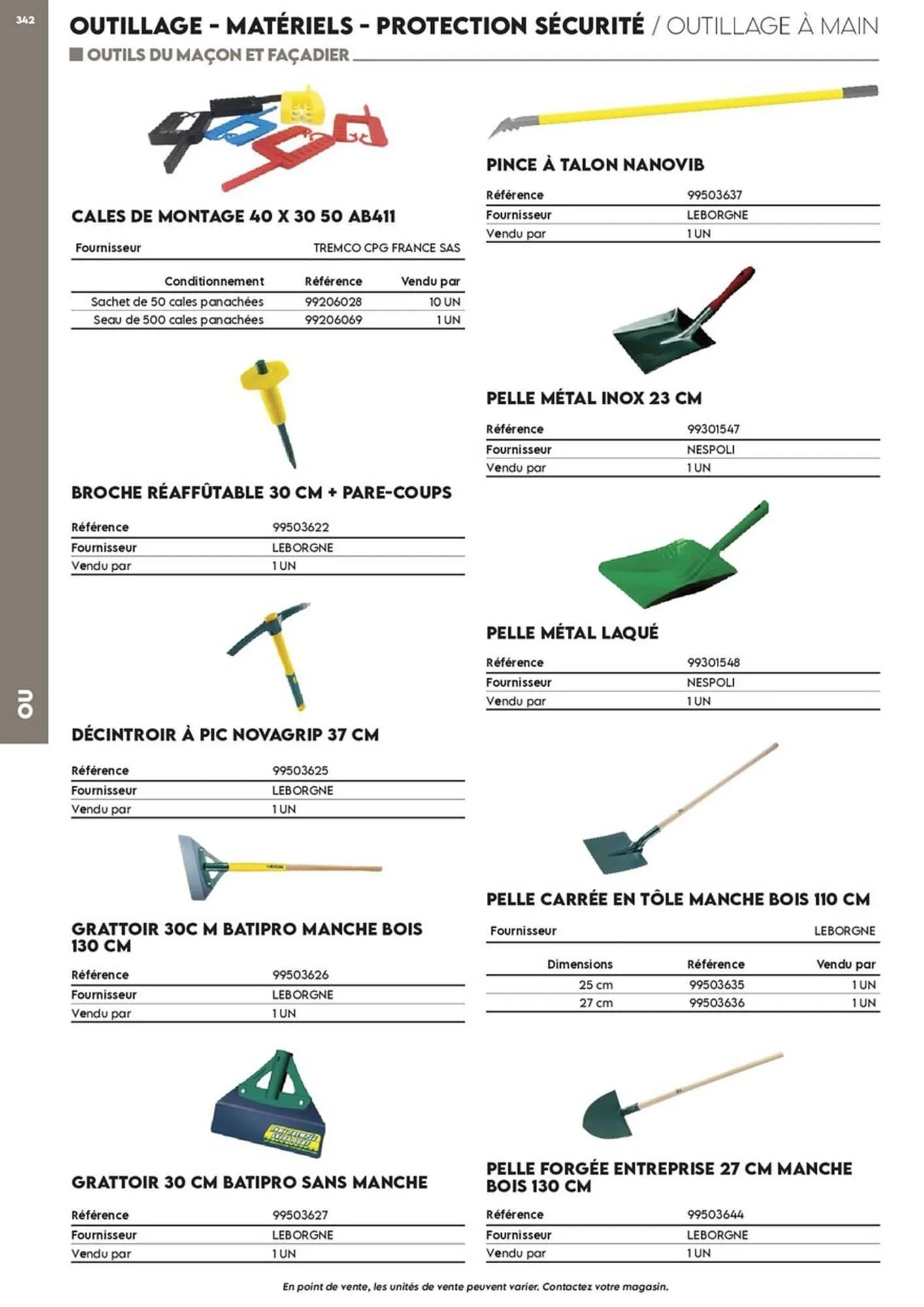 Catalogue Tout faire matériaux du 17 décembre au 30 décembre 2025 - Catalogue page 269