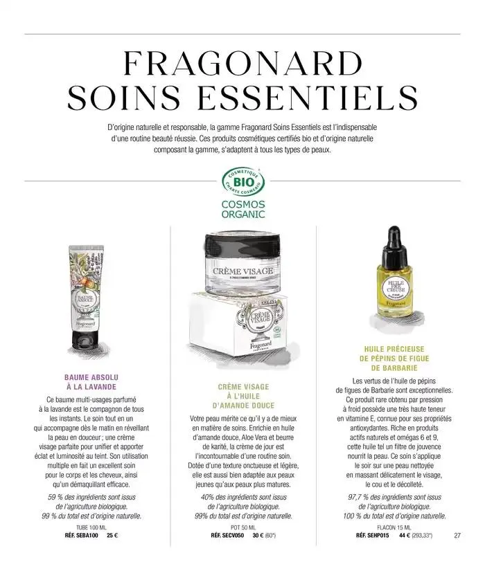 Catalogue Printemps/Été 2025 du 7 avril au 31 mai 2025 - Catalogue page 27