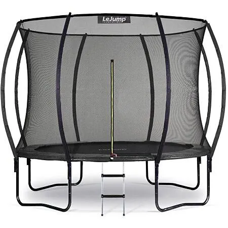 Trampoline Extérieur ∅305cm rond Noir Grand LeJump Pumpkin pour enfants