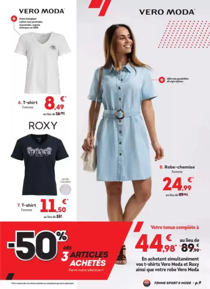 -50% sur le 3 articles achetés du 30 avril au 18 mai 2025 - Catalogue page 9