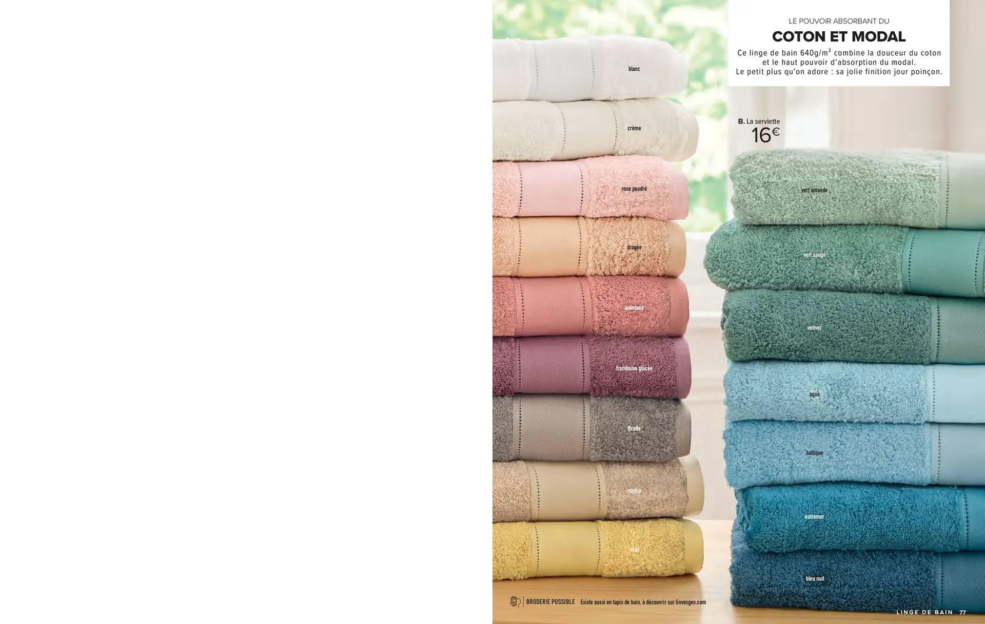 Catalogue Linvosges du 1 juin au 31 août 2026 - Catalogue page 77