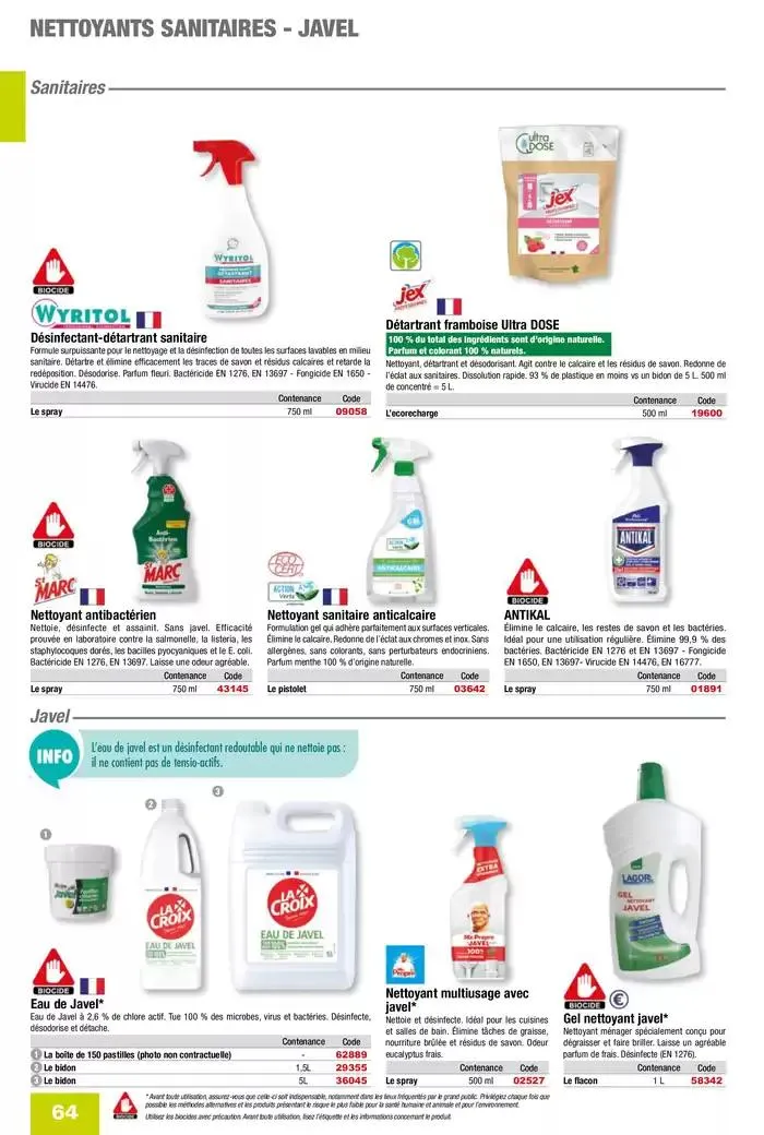 Catalogue Entreprises 2025 du 13 janvier au 31 décembre 2025 - Catalogue page 66