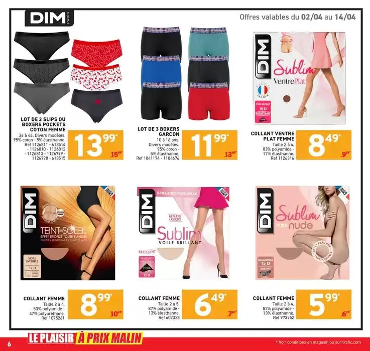 LE PLAISIR À PRIX MALIN du 1 avril au 7 avril 2025 - Catalogue page 24