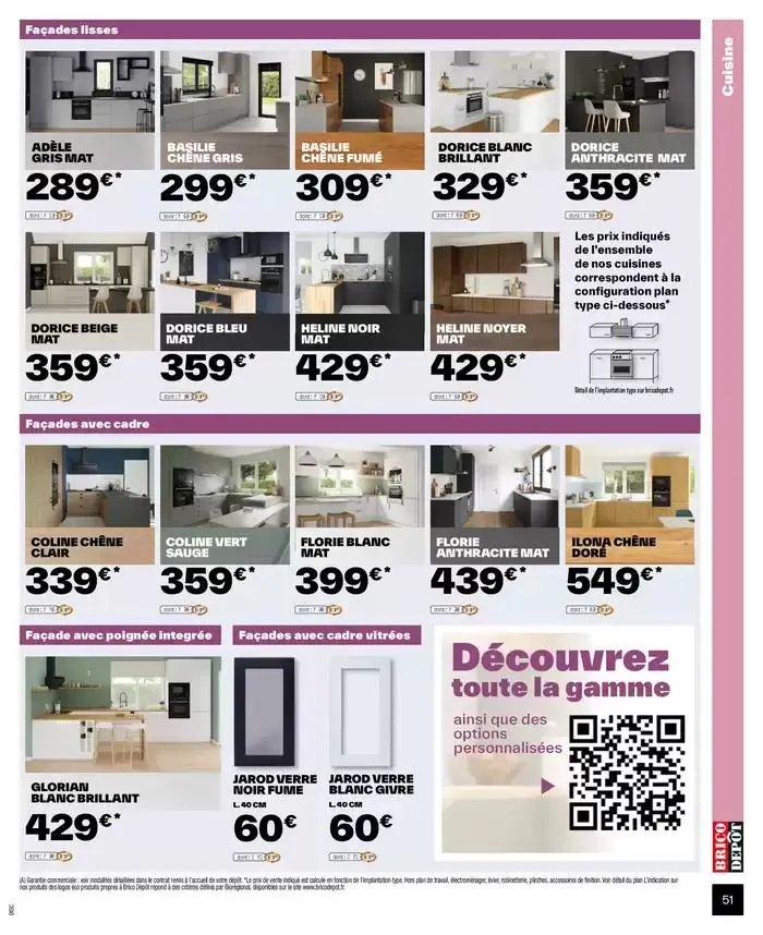 J’améliore mon habitat à prix dépôt du 2 octobre au 9 octobre 2024 - Catalogue page 51