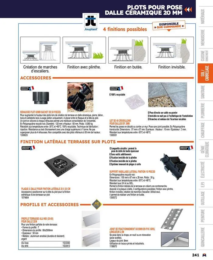 Guide produits 2024 du 15 mars au 31 décembre 2024 - Catalogue page 241