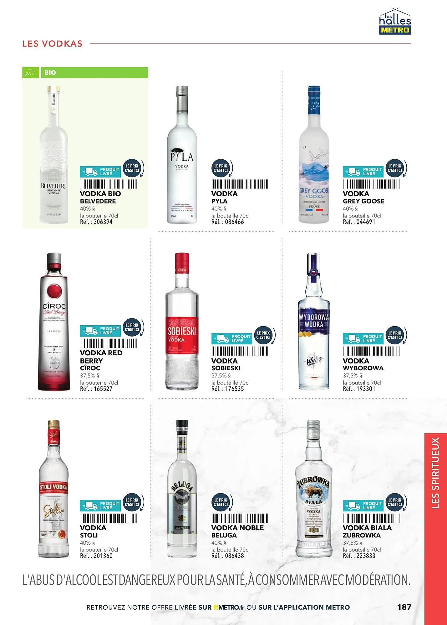 Catalogue METRO du 2 mars au 31 décembre 2025 - Catalogue page 187