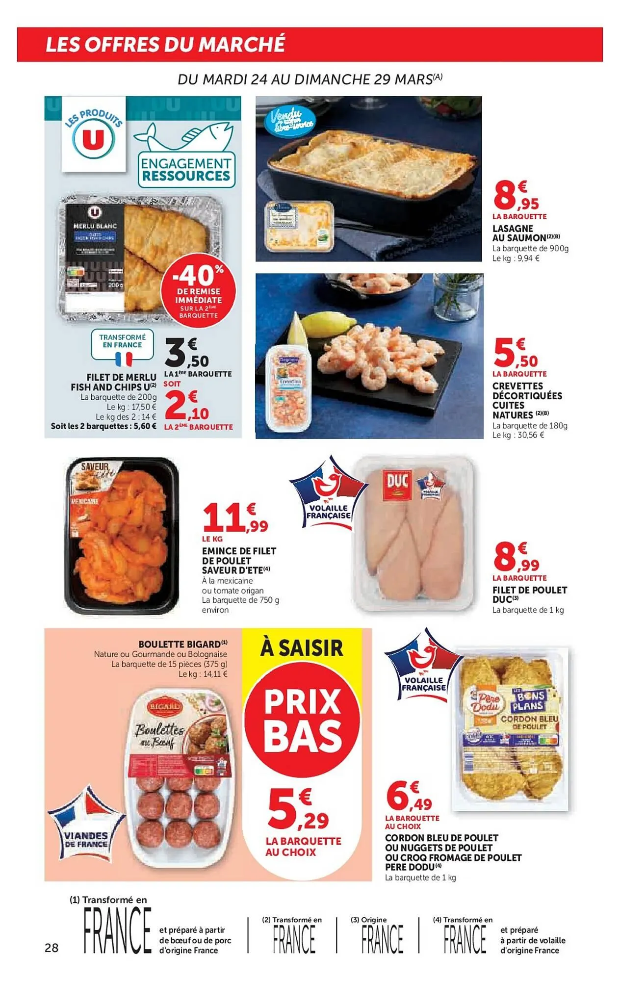 Catalogue Super U du 24 mars au 6 avril 2026 - Catalogue page 28