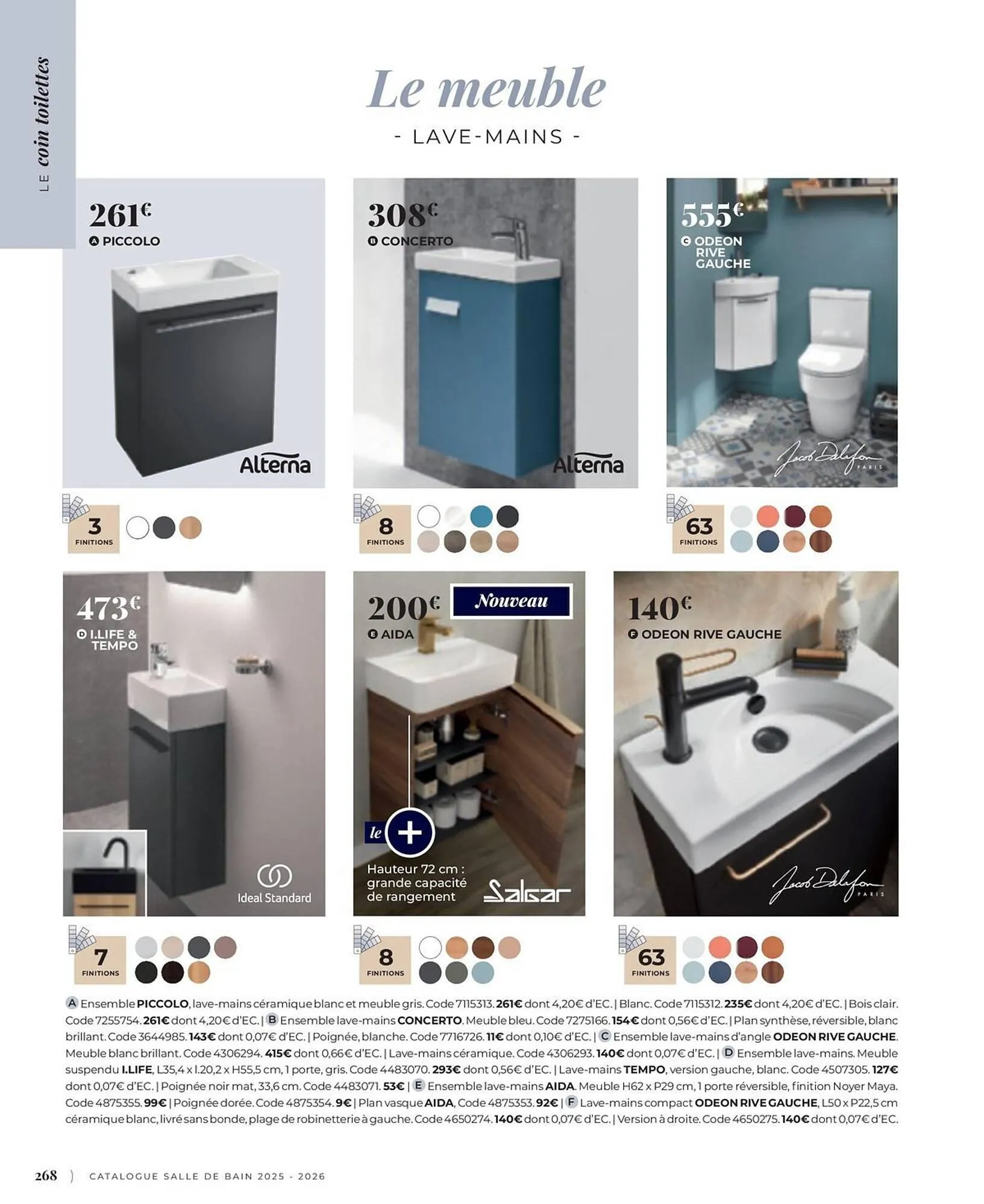 Catalogue Cedeo du 3 juin au 31 décembre 2025 - Catalogue page 268