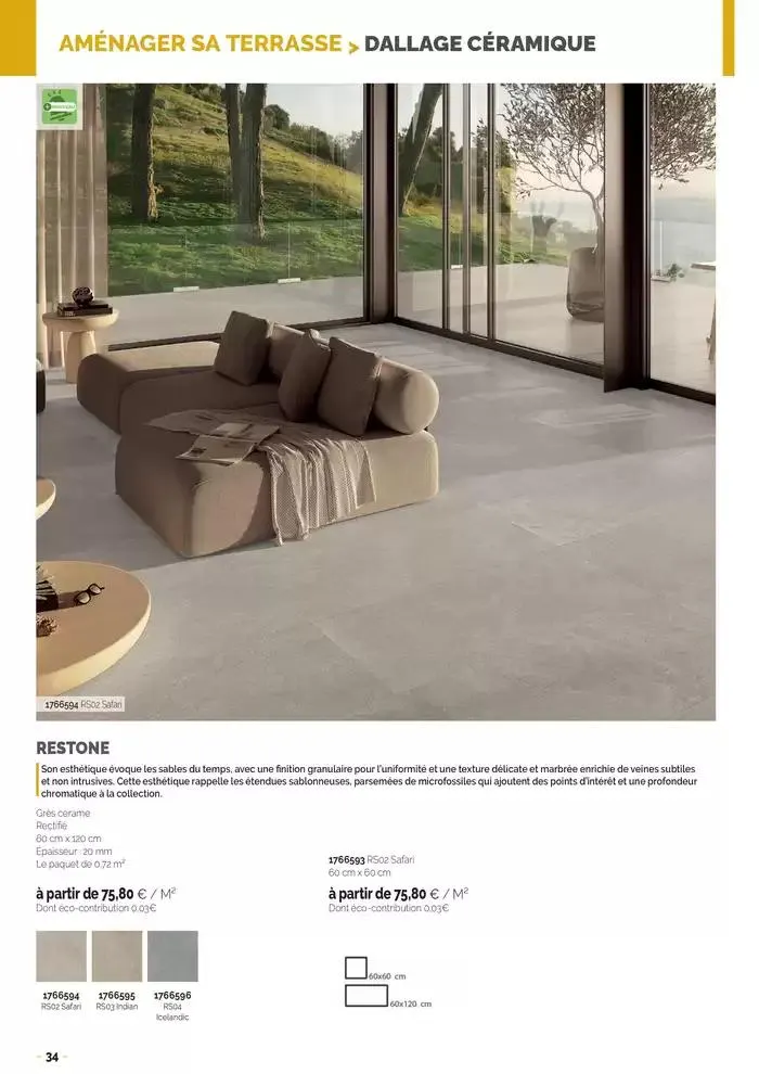 Aménagements Extérieurs 2025 du 26 mars au 31 décembre 2025 - Catalogue page 34