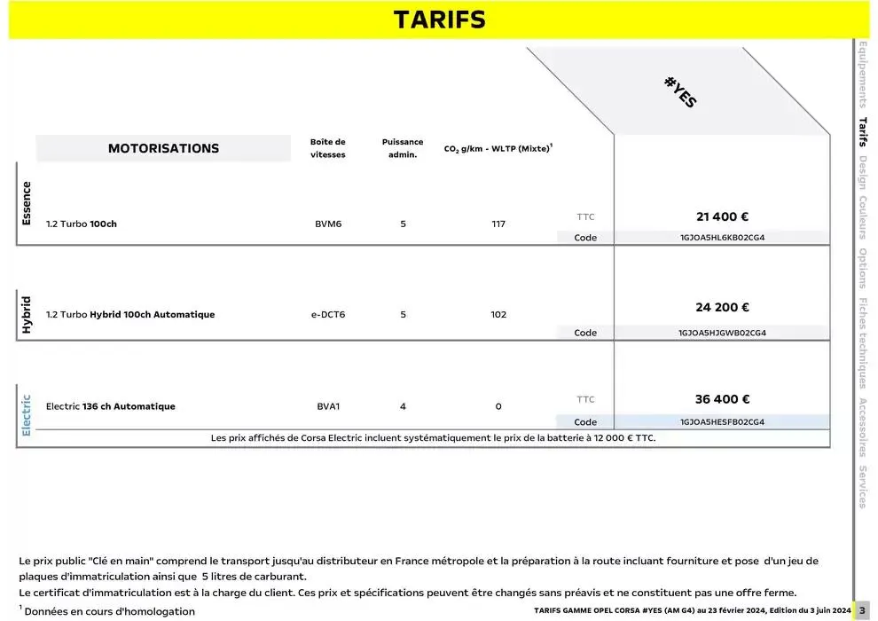 Opel Nouvelle Corsa du 17 décembre au 17 décembre 2025 - Catalogue page 4