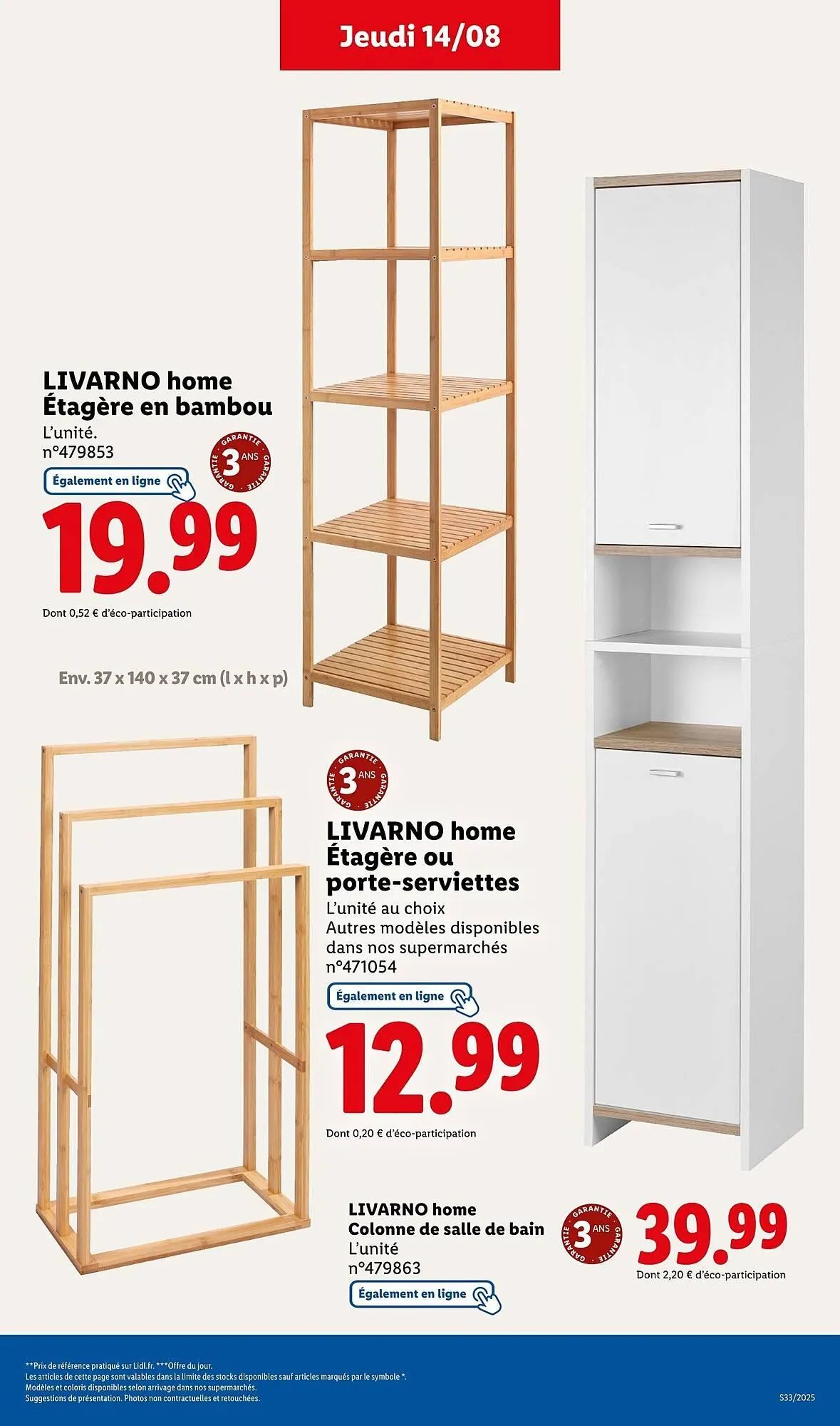 Catalogue Lidl du 11 août au 14 août 2025 - Catalogue page 35