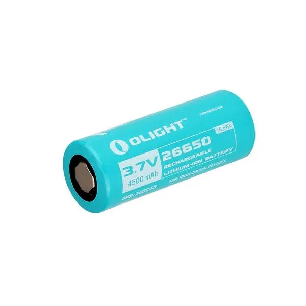 Olight Batterie 26650 rechargeable 4500mAh pour R50