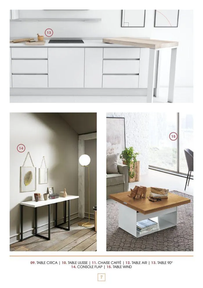 Optimisez votre pièce avec du mobilier pour petit espace du 29 avril au 31 août 2024 - Catalogue page 7