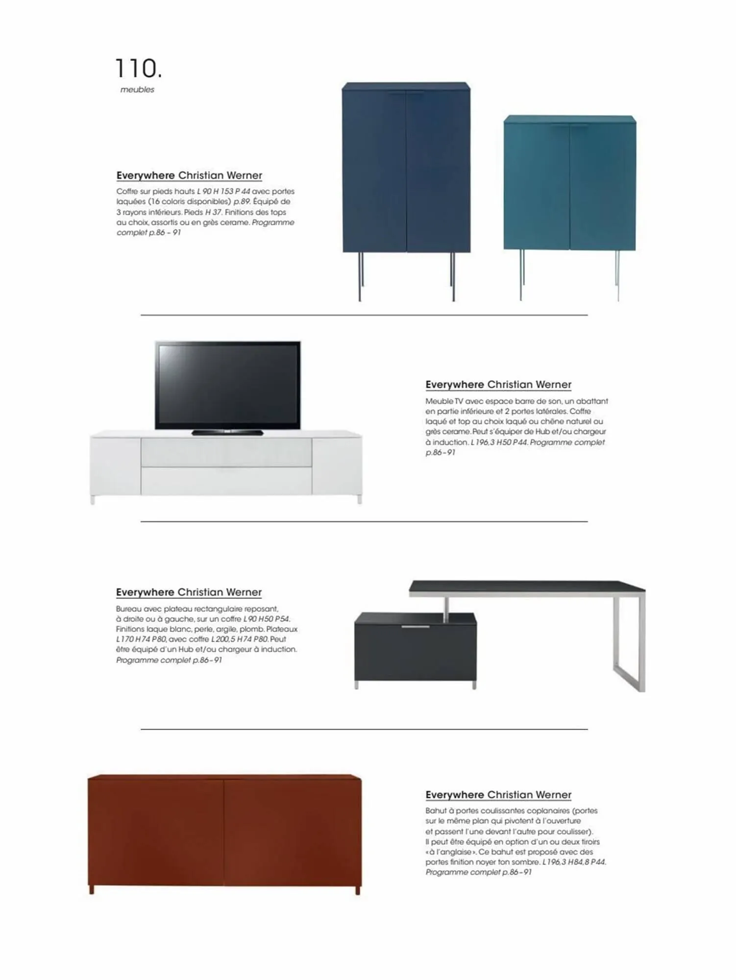 Catalogue Cinna du 5 janvier au 31 décembre 2023 - Catalogue page 110