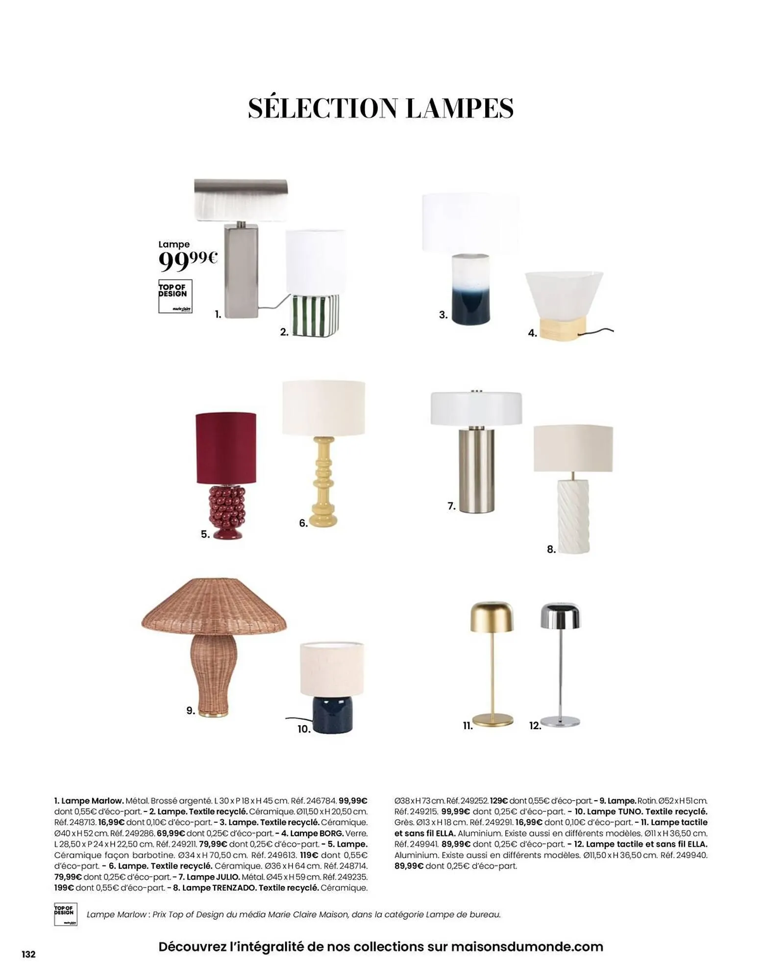 Catalogue Maisons du Monde du 11 décembre au 31 décembre 2025 - Catalogue page 132