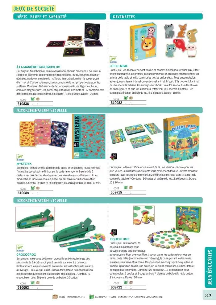 Nos Catalogues Thématiques du 1 janvier au 31 décembre 2025 - Catalogue page 515