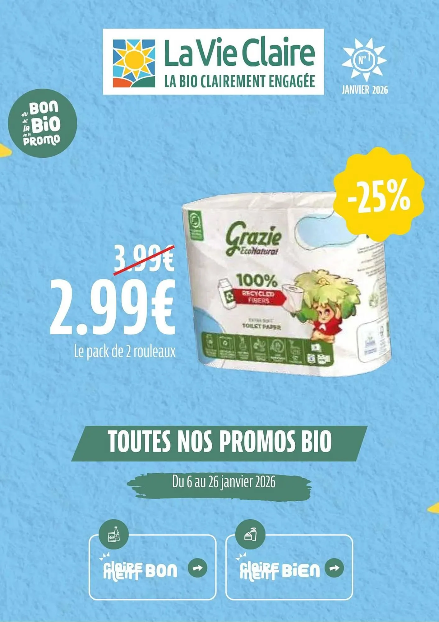 Catalogue La Vie Claire du 6 janvier au 26 janvier 2026 - Catalogue page 1
