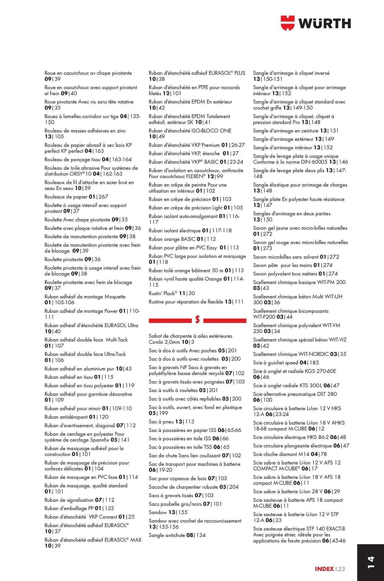 Catalogue Würth du 12 mai au 31 décembre 2025 - Catalogue page 1859