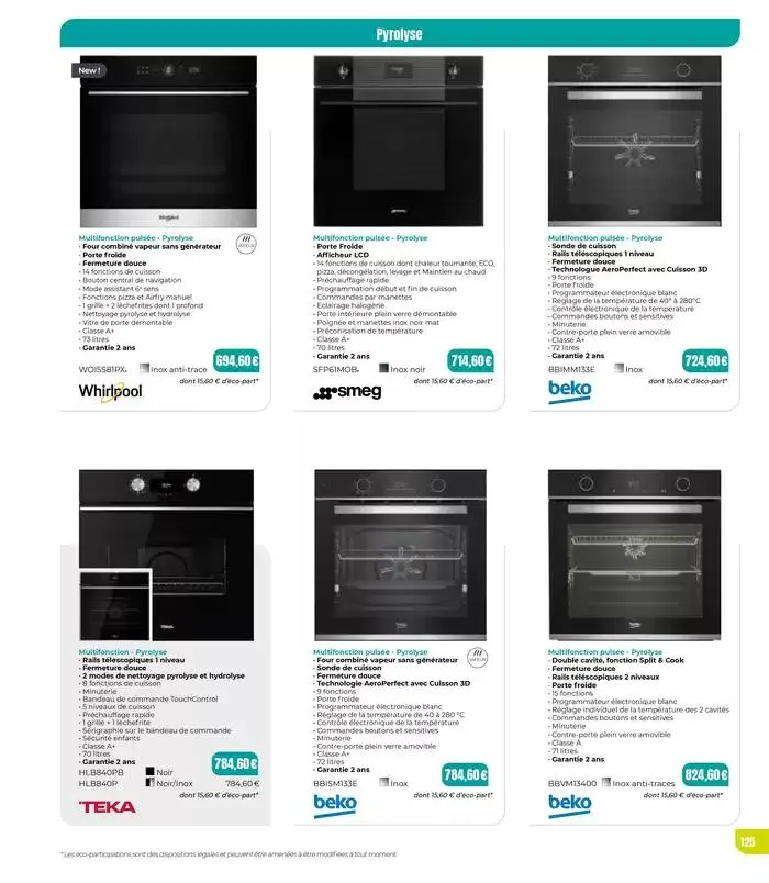 Consultez le menu avant de vous mettre en cuisine. du 7 janvier au 31 décembre 2025 - Catalogue page 125