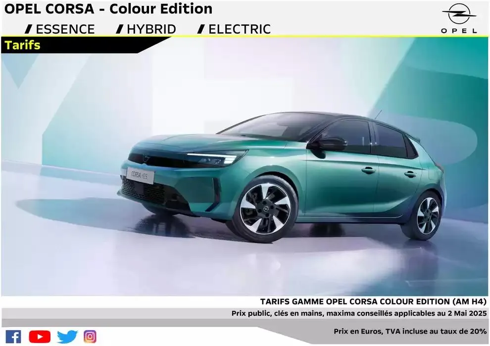 Opel Corsa du 12 mai au 12 mai 2026 - Catalogue page 1