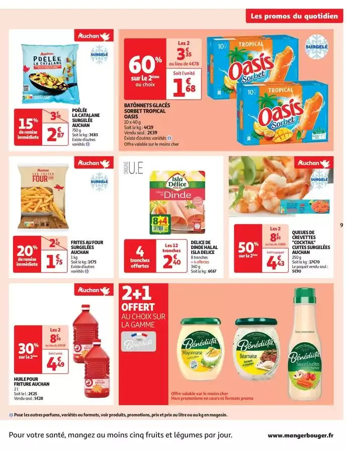 Les prix bas qui font du bien au quotidien du 1 avril au 6 avril 2025 - Catalogue page 9
