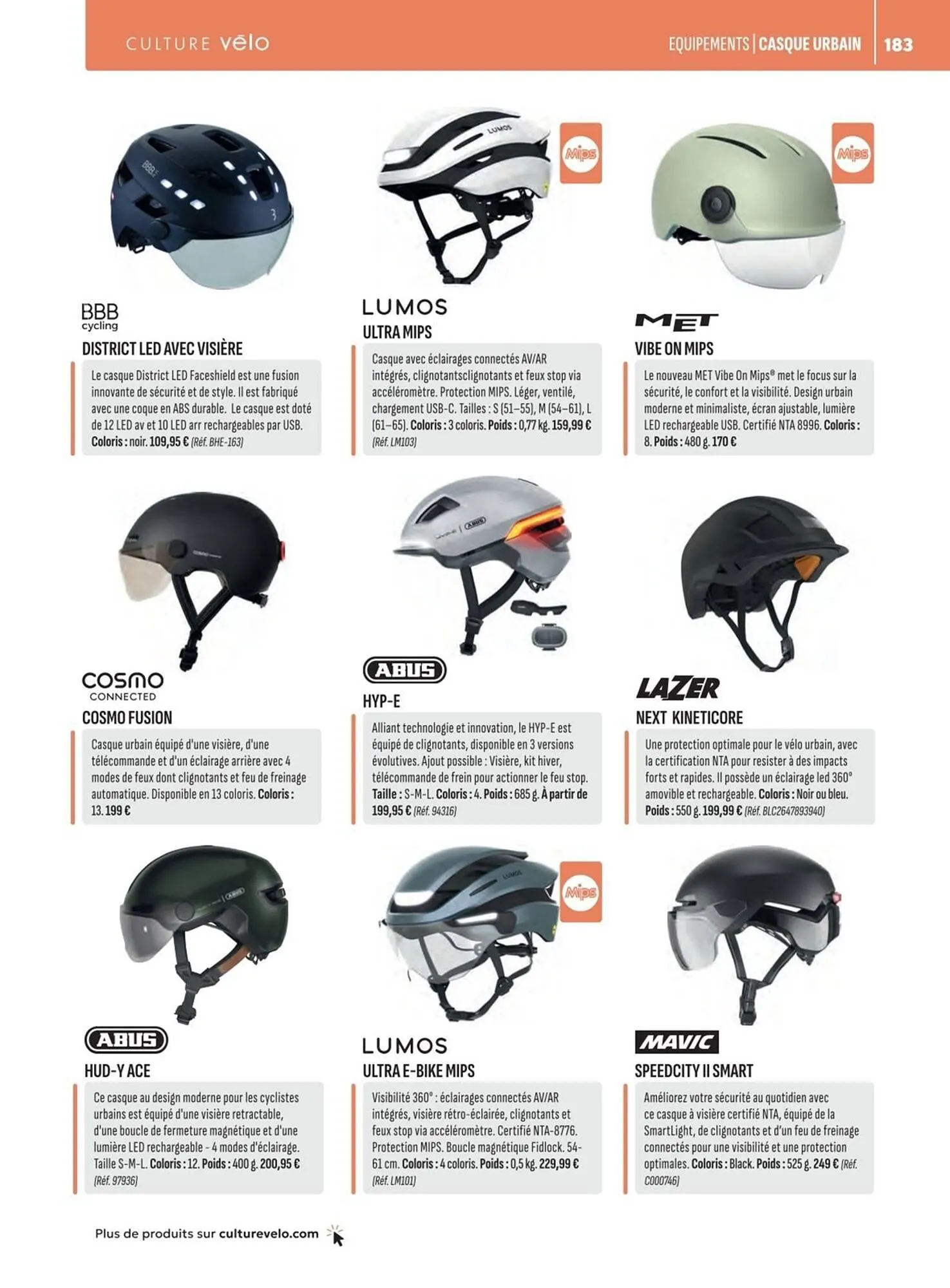 Catalogue Culture Vélo du 19 décembre au 31 décembre 2026 - Catalogue page 183