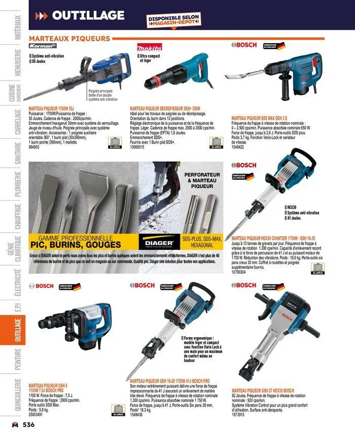 Guide produits 2024 du 15 mars au 31 décembre 2024 - Catalogue page 536