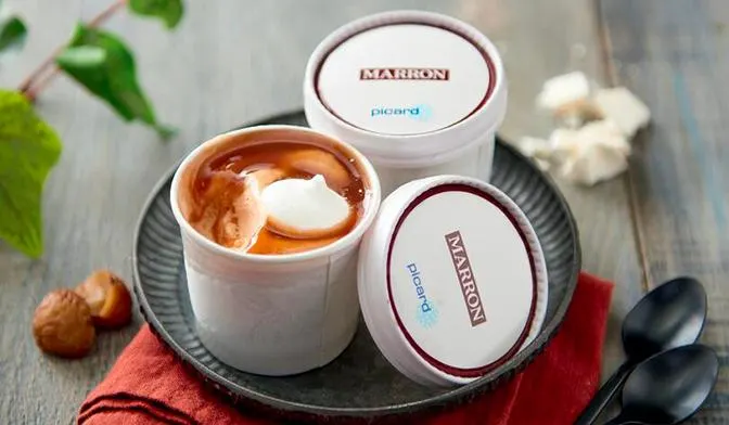 2 mini-pots glace Crème de marron
