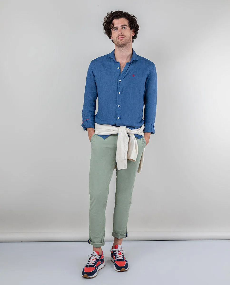 Pantalon Chino Basique Kaki