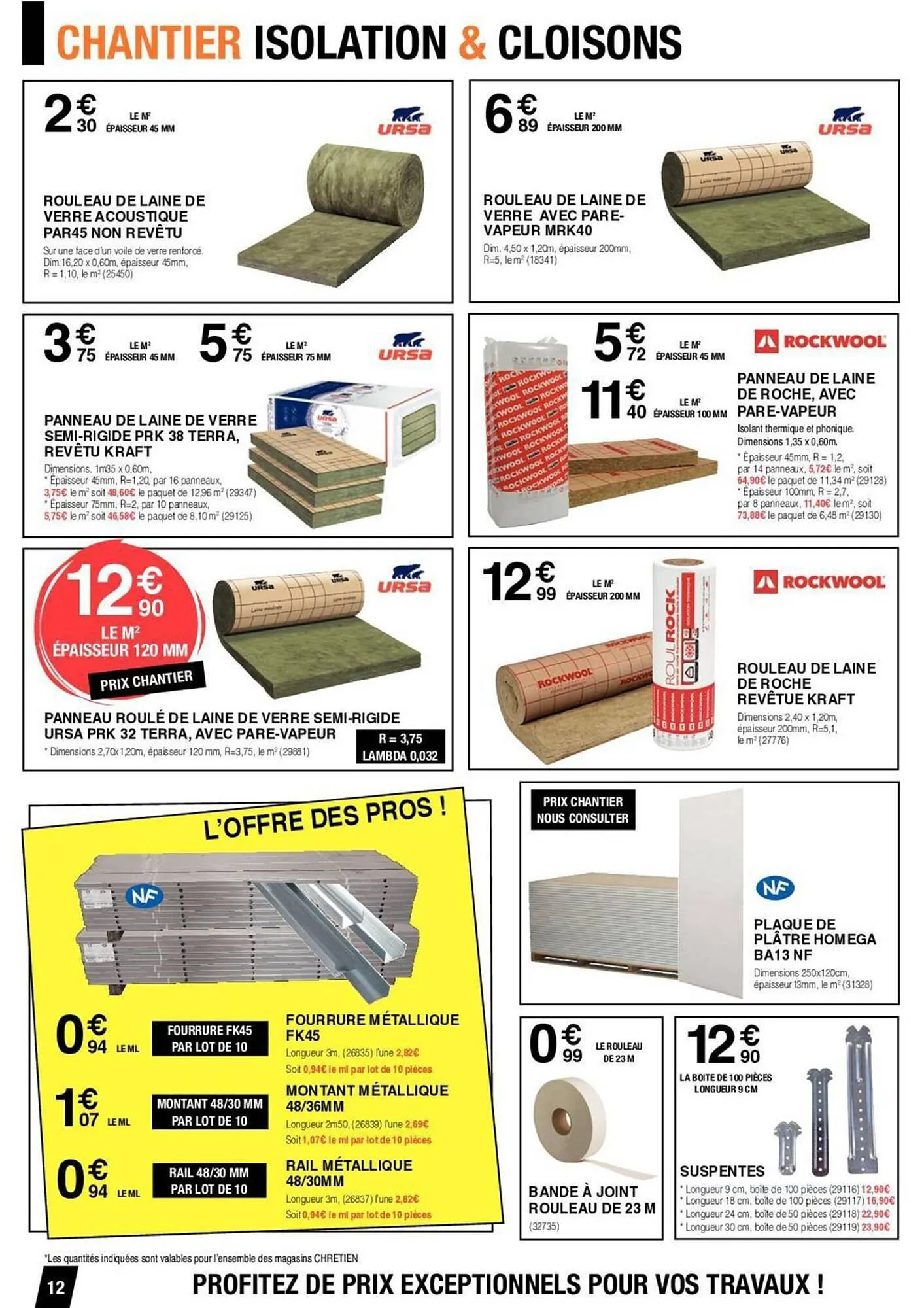 Catalogue Chretien Matériaux du 11 mars au 30 mars 2024 - Catalogue page 4