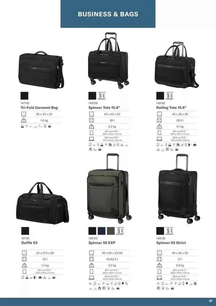 Samsonite Product catalogue 2025 du 23 décembre au 31 décembre 2025 - Catalogue page 175