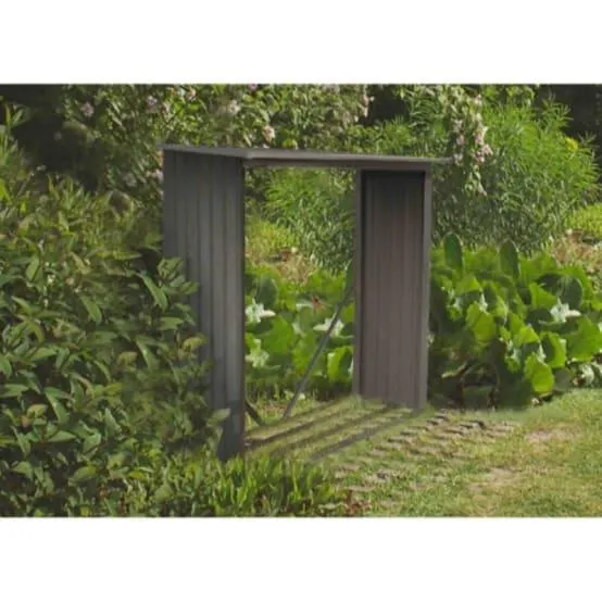 Abri Bûches Métal CHALET ET JARDIN