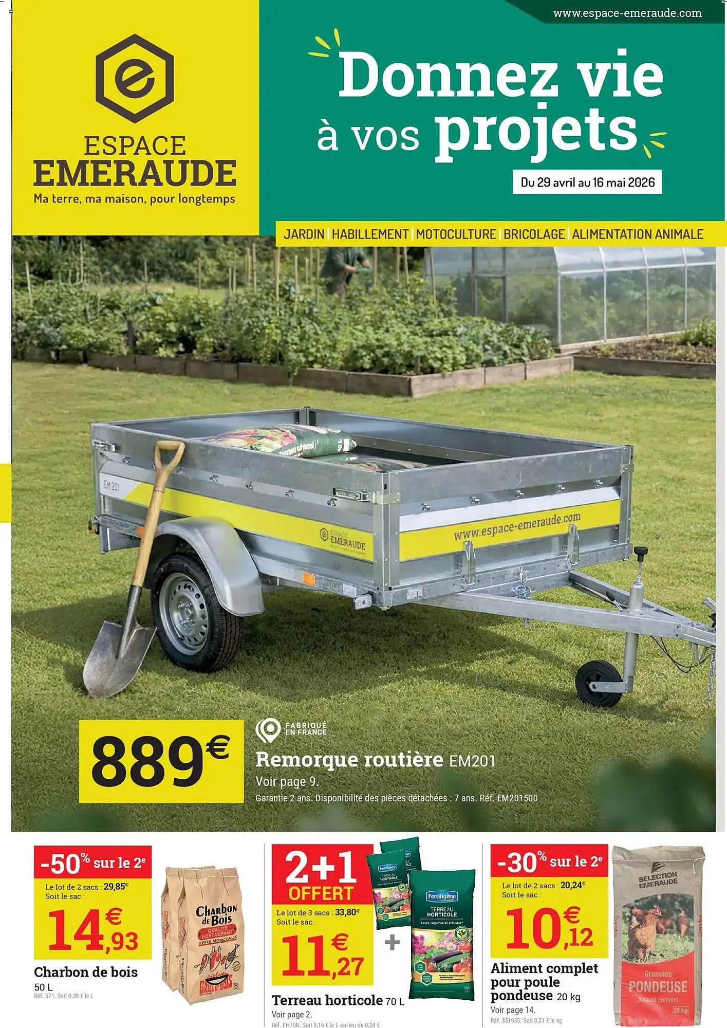 Catalogue Espace emeraude du 29 avril au 16 mai 2026 - Catalogue page 1
