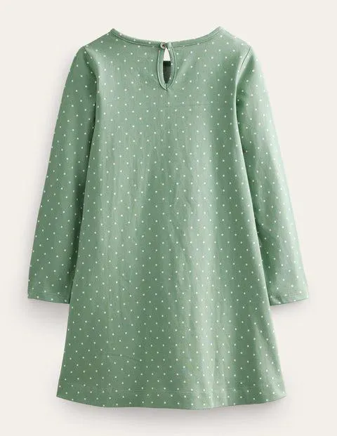 Robe à grand appliqué