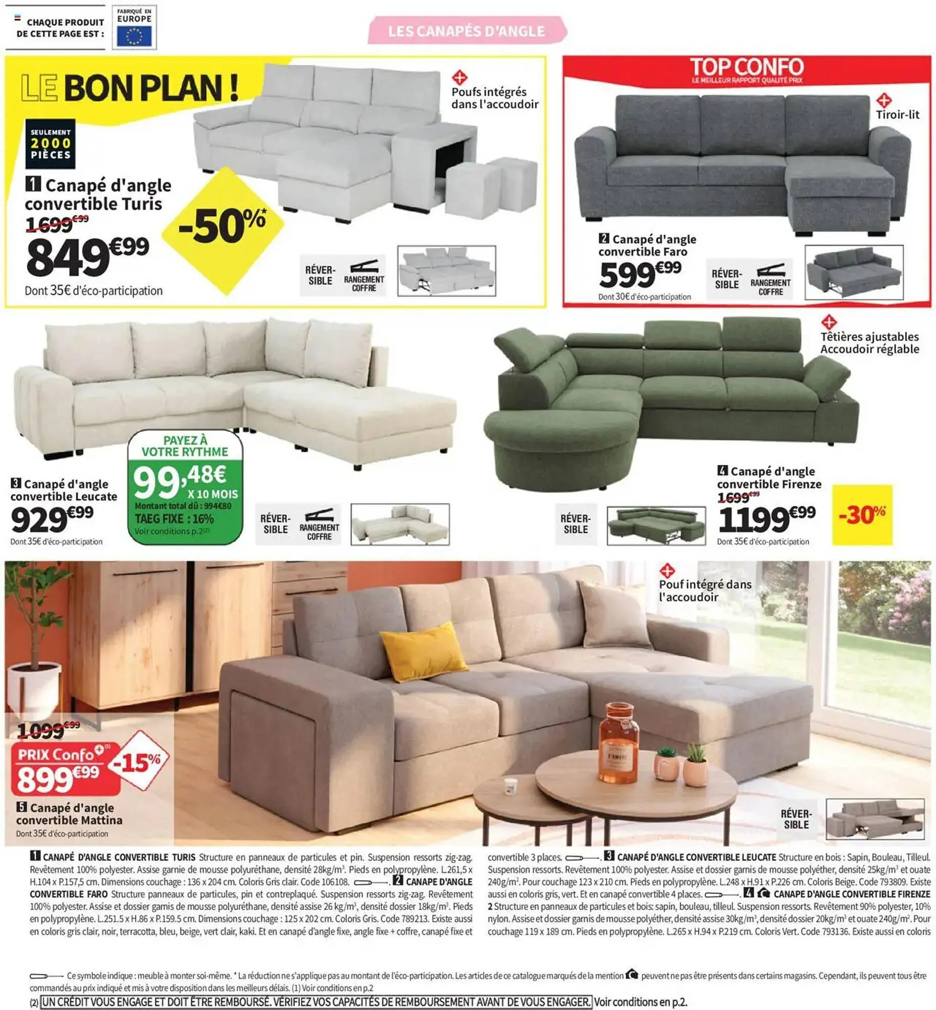 Catalogue Conforama du 22 avril au 26 mai 2025 - Catalogue page 4