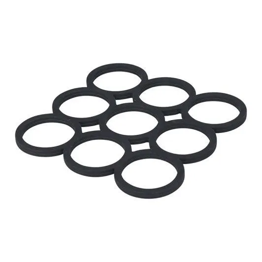 Dessous de plat silicone formes géométriques