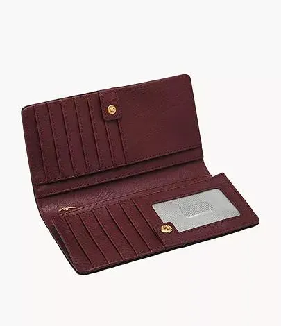 Portefeuille à deux volets extra-plat Liza