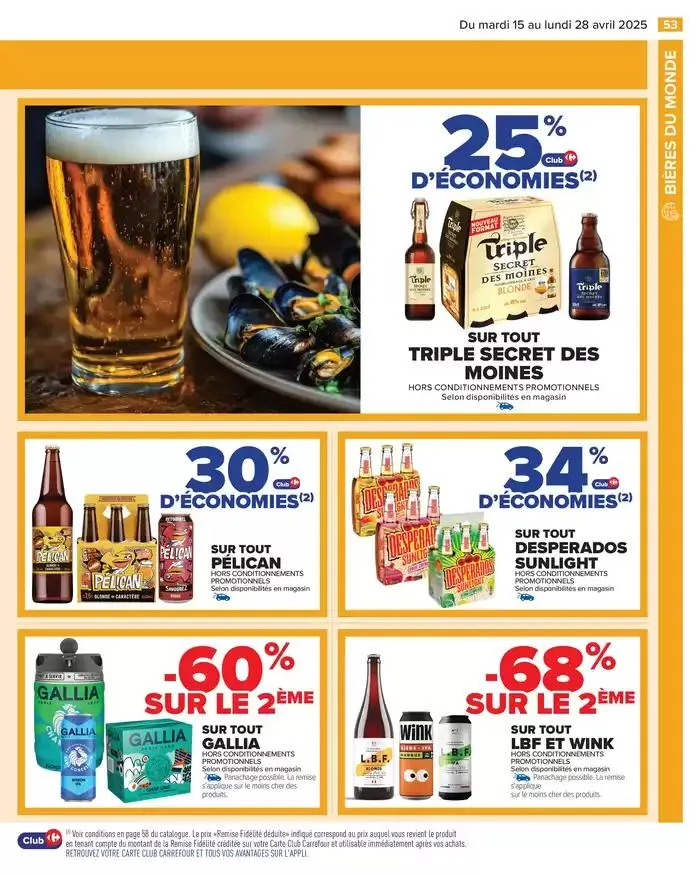 CRÊPES PARTY du 15 avril au 28 avril 2025 - Catalogue page 55