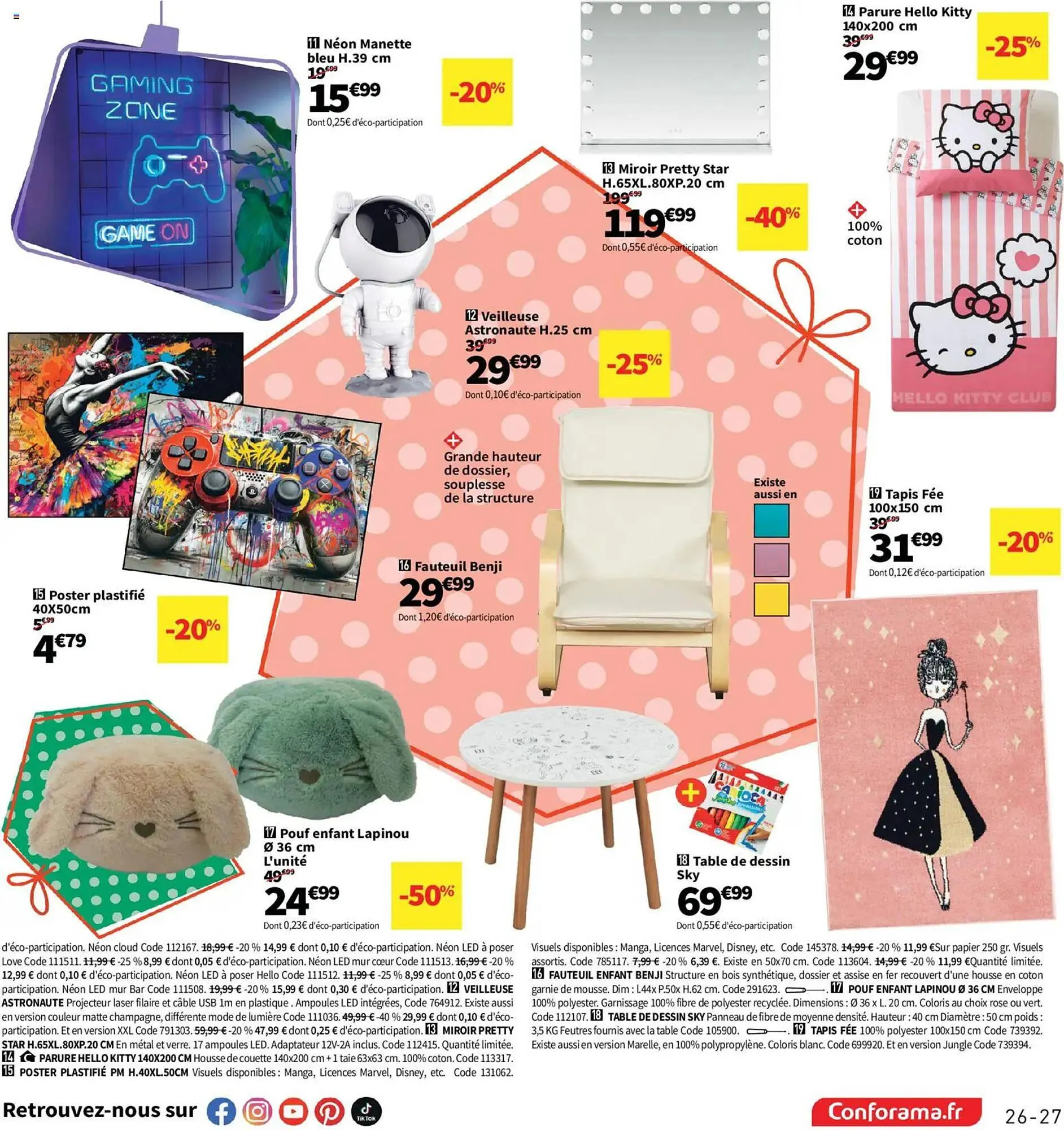 Catalogue Conforama du 28 octobre au 25 décembre 2025 - Catalogue page 27