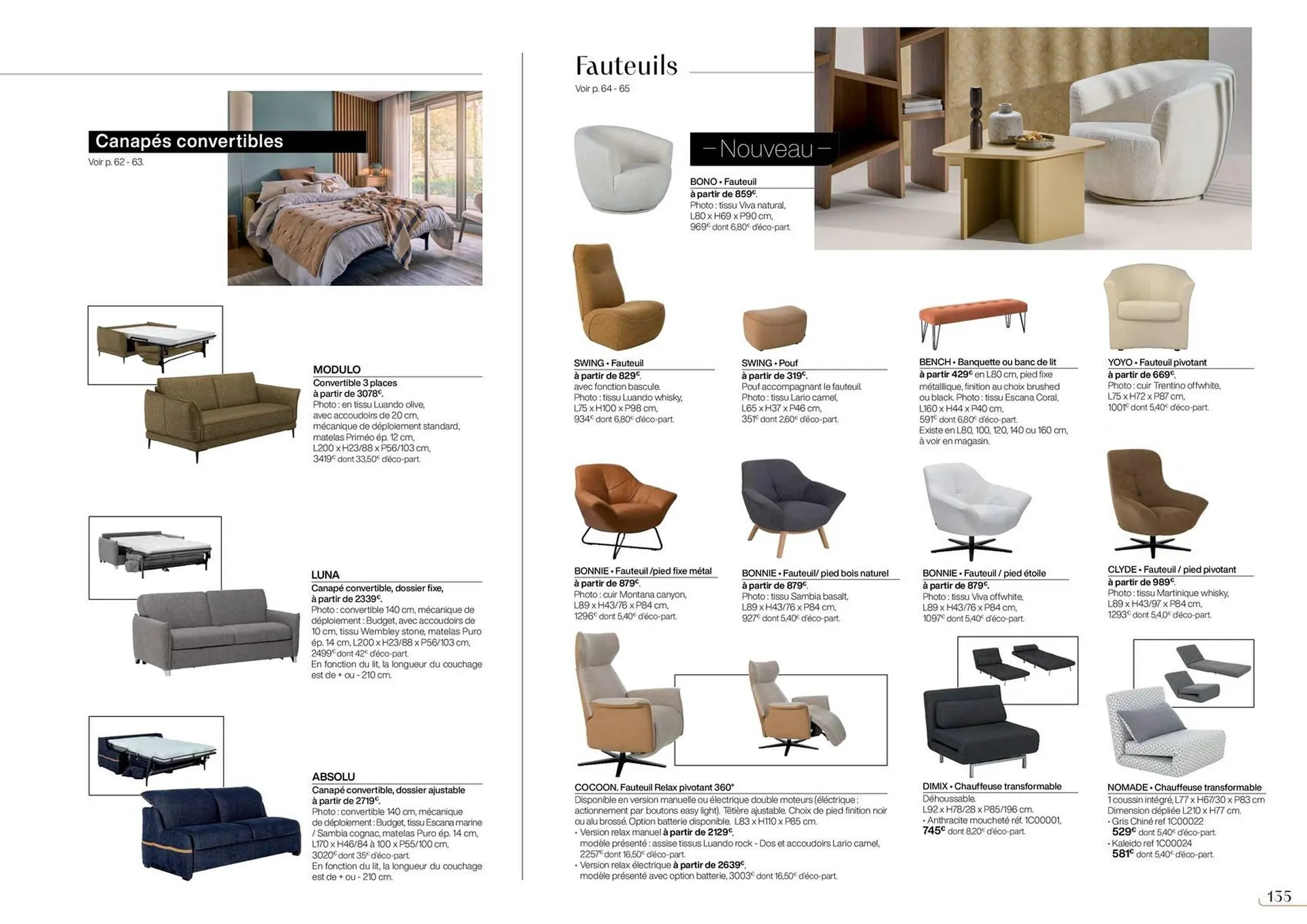 Catalogue Gautier du 6 septembre au 31 décembre 2025 - Catalogue page 135